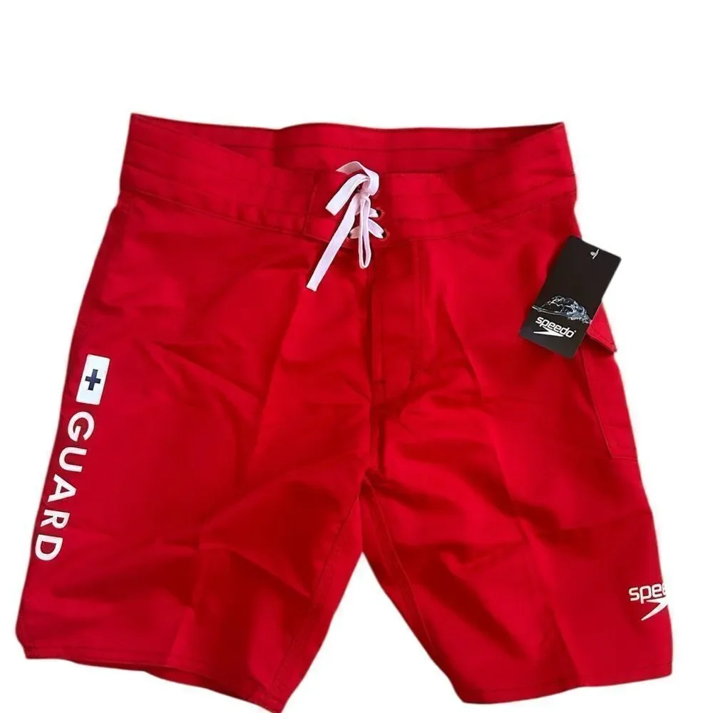 Speedo Swim Trunks Men's LifeGuard 18